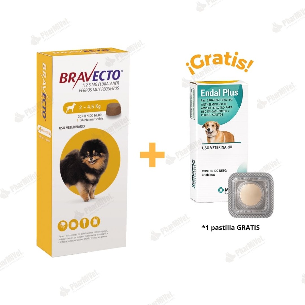 BRAVECTO 2 - 4.5 KG