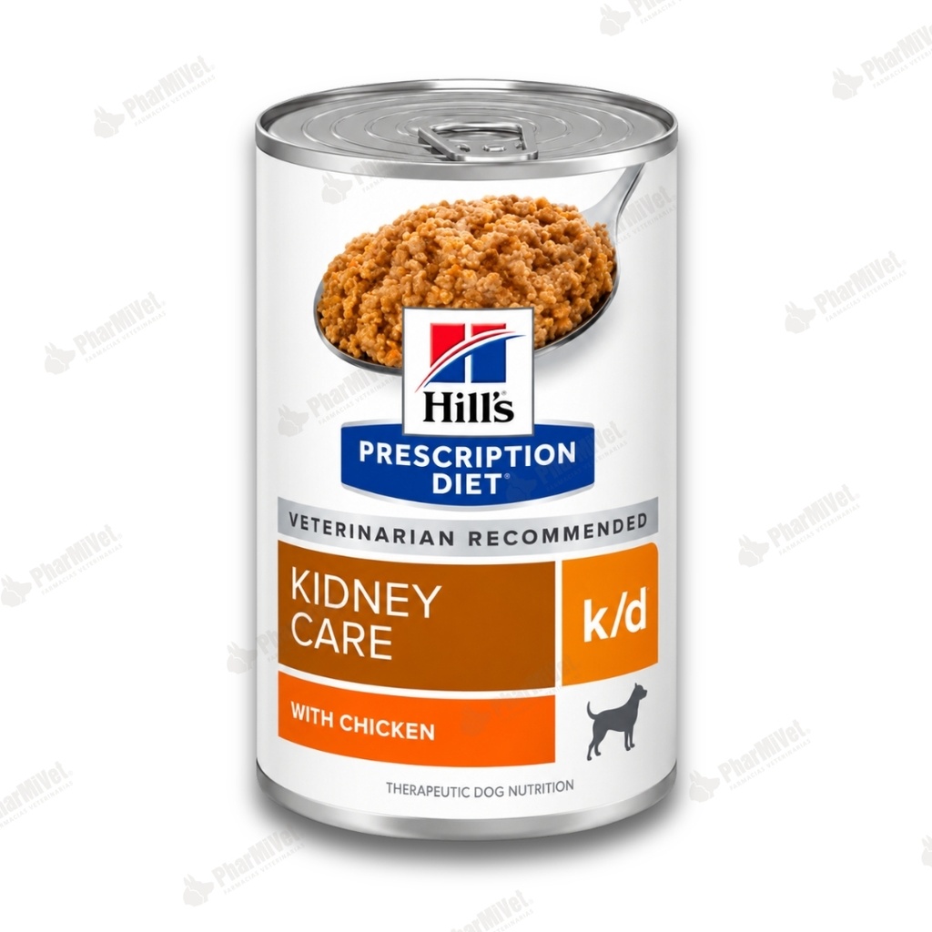 HILL'S PD CANINE K/D POLLO 13 OZ - CUIDADO DE RIÑÓN 368.54 GR