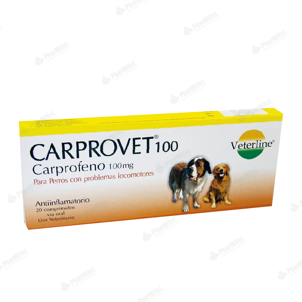 CARPROVET 100 MG X 20 TAB