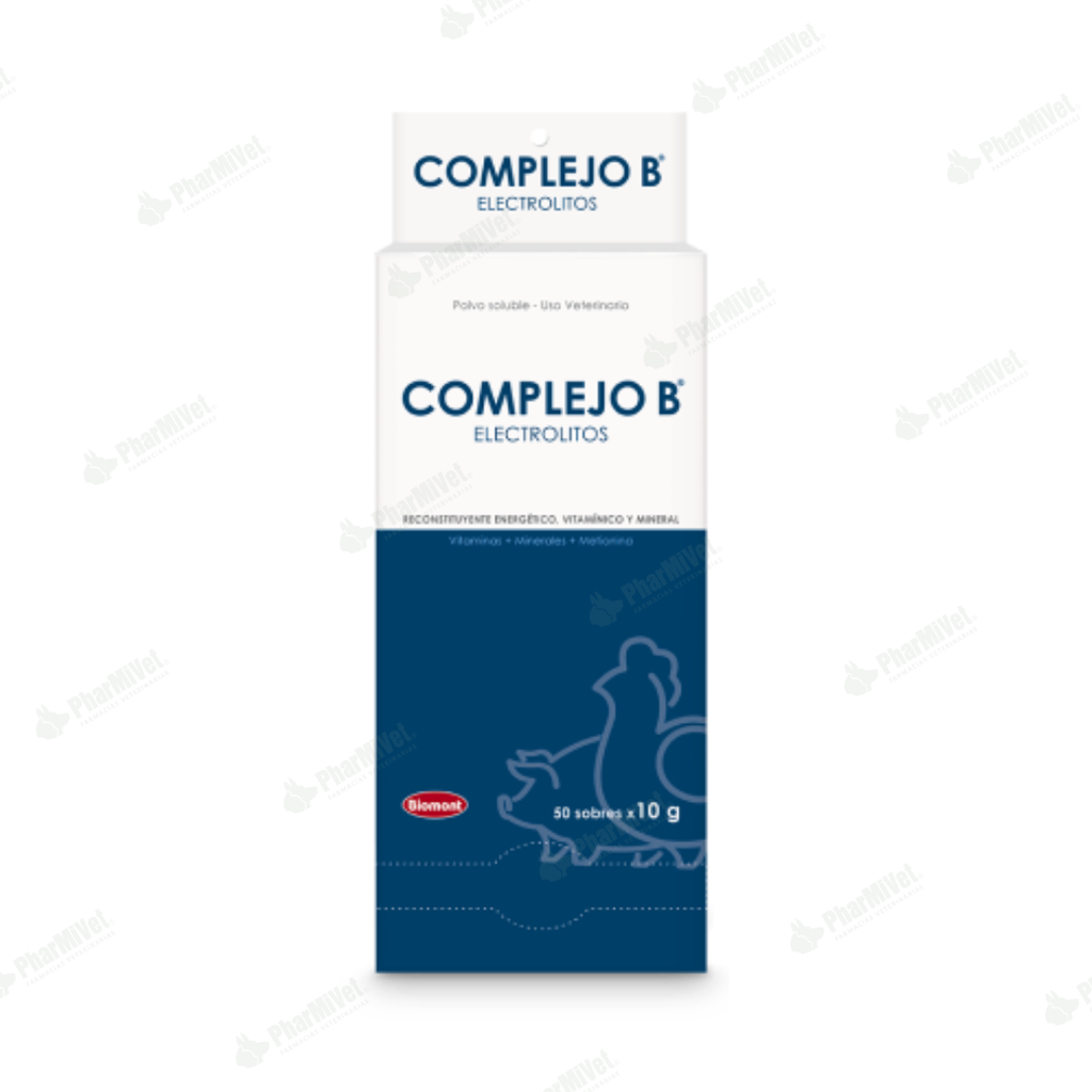 COMPLEJO B C/ELECTROLITOS X 10 GR X 50 SOBRES