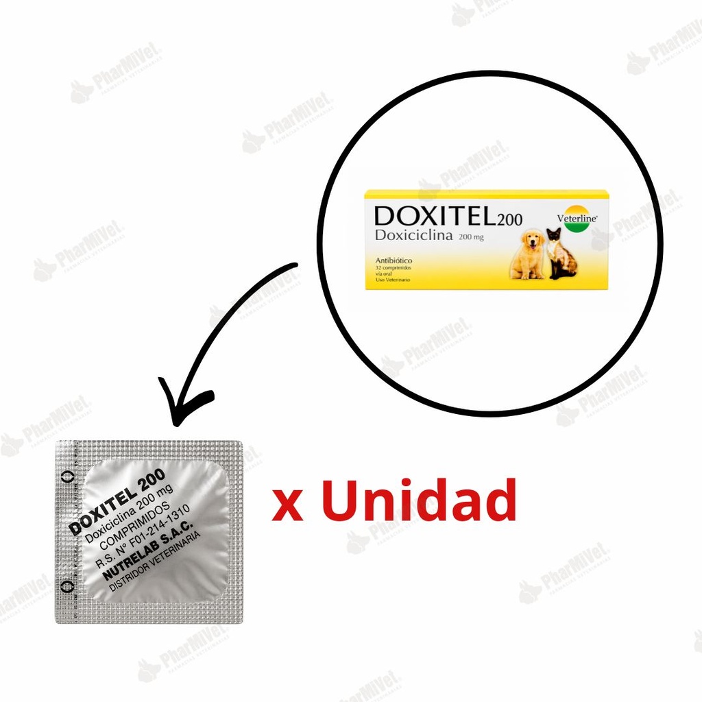 DOXITEL 200 MG X UND