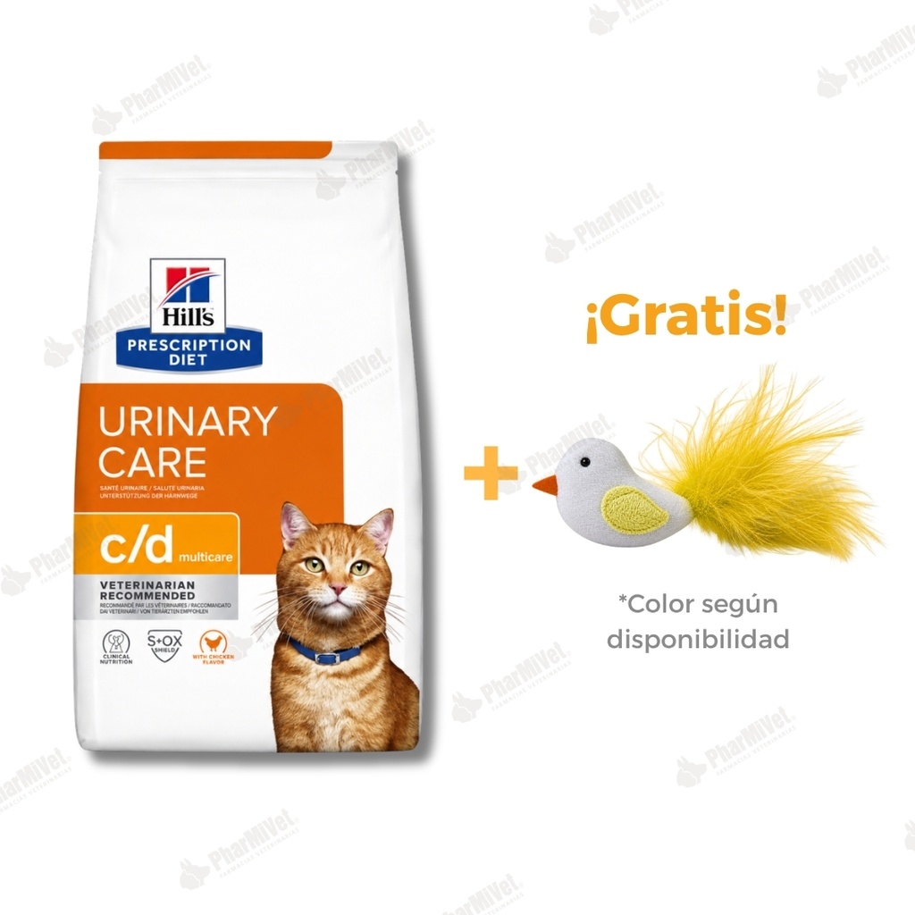 HILL'S PD FELINE C/D MULTICARE 4LB X 1.8 KG - CUIDADO URINARIO - MULTICUIDADO