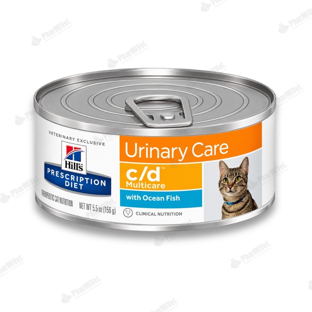 HILL'S PD FELINE C/D MULTICARE SEAFOOD 5.5 OZ X 156 GR