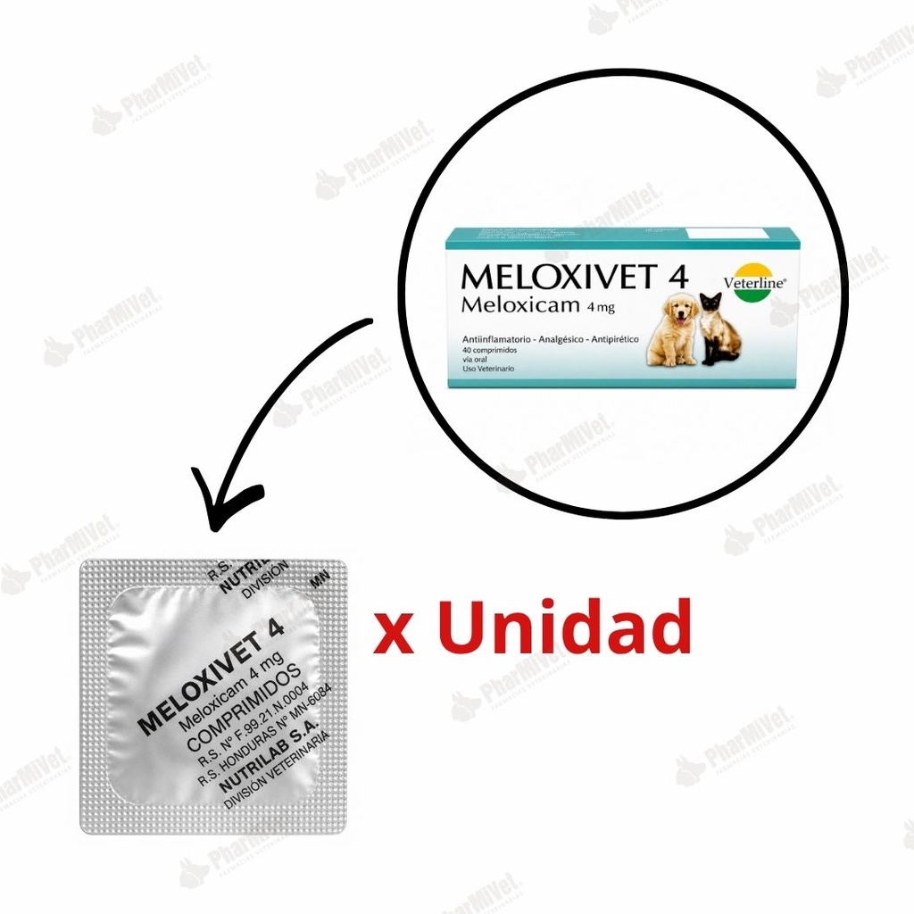 MELOXIVET 4 MG X UND