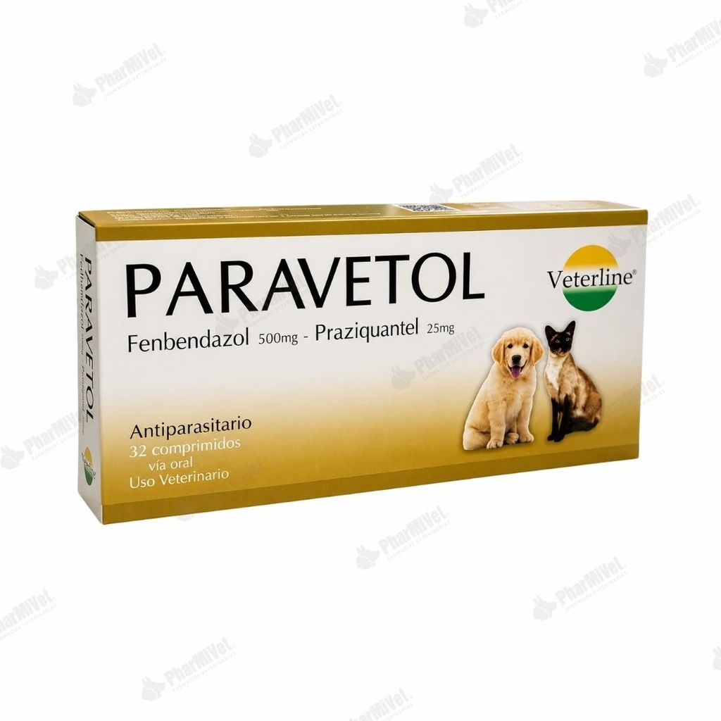 DESPARASITANTE PARAVETOL X 32 TAB