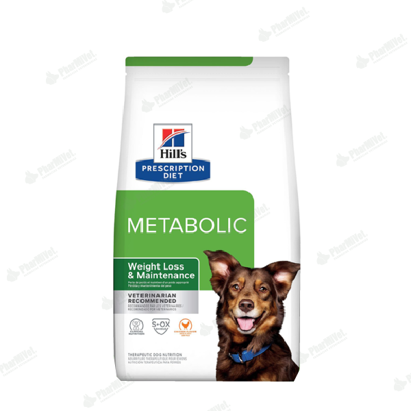 HILL'S PD CANINE METABOLIC 7.7LB X3.49 KG