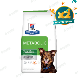 HILL'S PD CANINE METABOLIC 7.7LB X3.49 KG