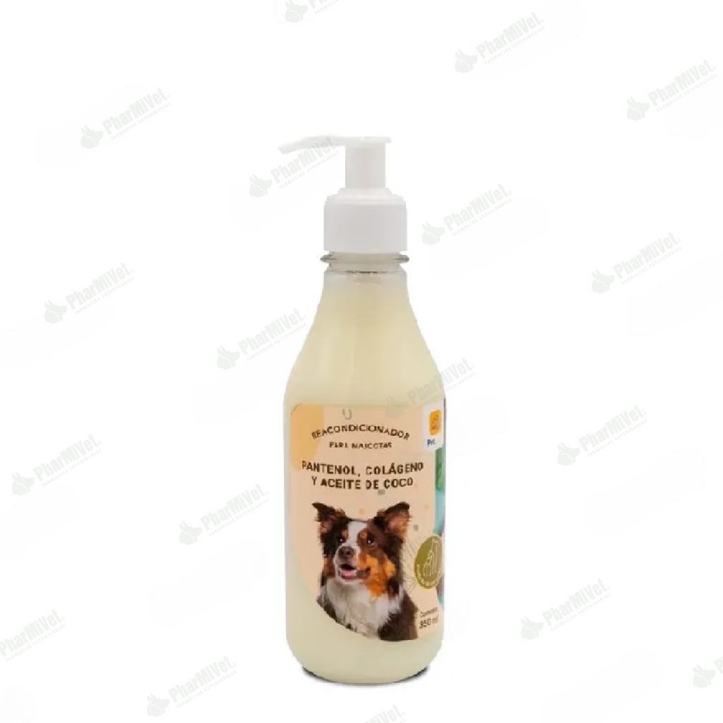 REACONDICIONADOR PANTENOL COLAGENO ACEITE DE COCO PET LINE X 350 ML