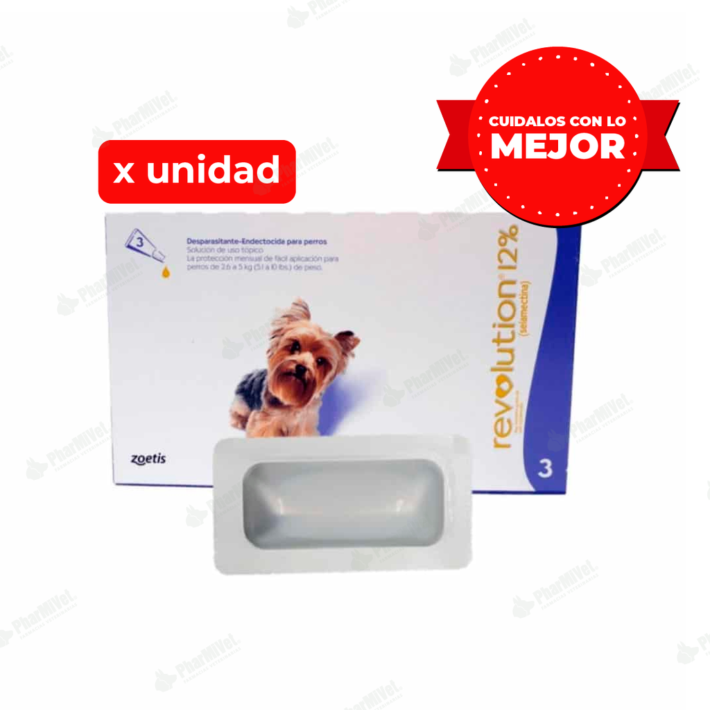 PIPETA REVOLUTION 12% X 0.25 ML 2.6 - 5 KG X UND