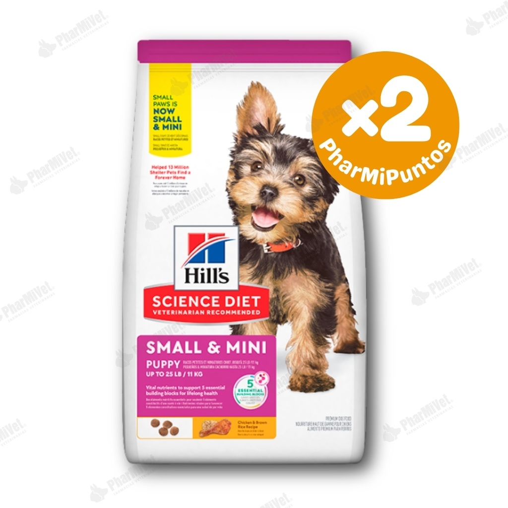 HILL'S SD PUPPY SMALL PAWS CHICKEN 4.5 LB X 2 KG