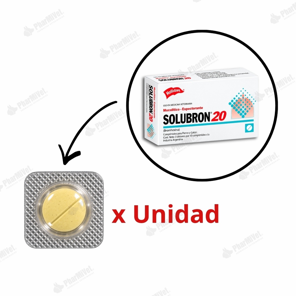 SOLUBRON 20 MG X UND