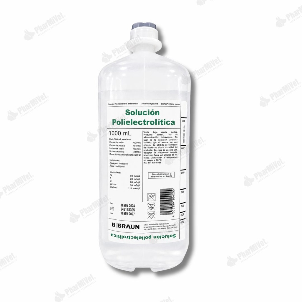 SOLUCION POLIELECTROLITICA X 1000 ML