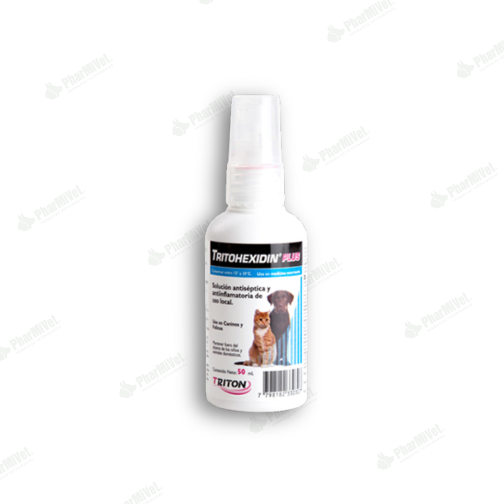 TRITOHEXIDIN PLUS SPRAY X 50 ML