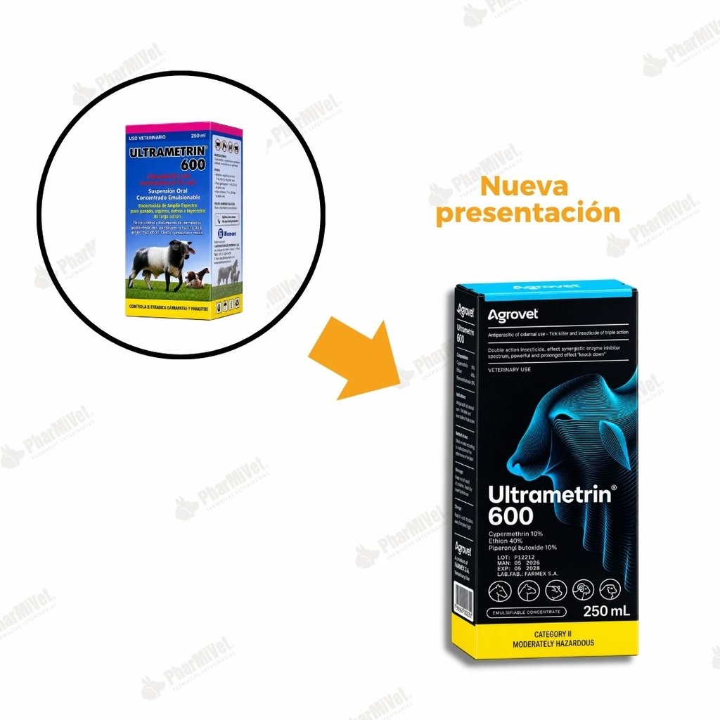 ULTRAMETRIN 600 X 250 ML