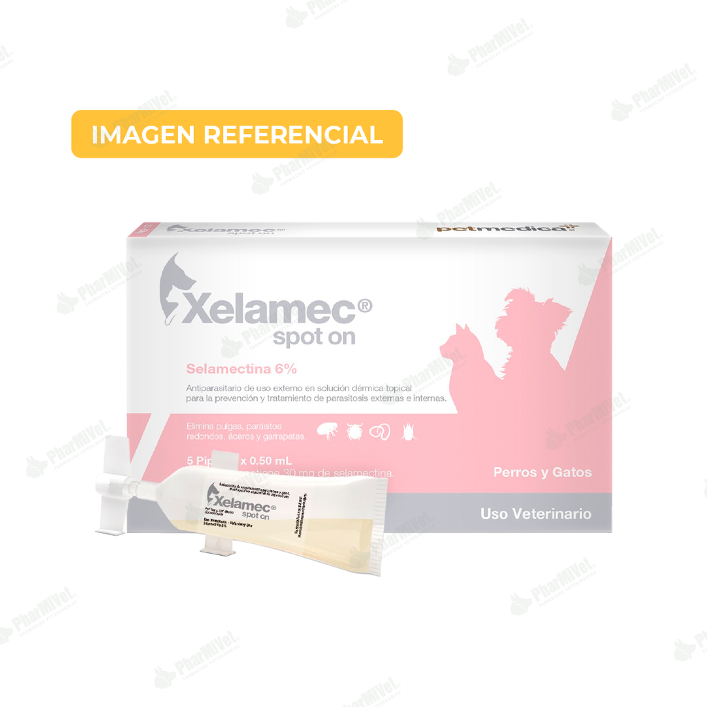 PIPETA XELAMEC SPOT X 0.50ML DE 2.5 KG A 5 KG. X UND