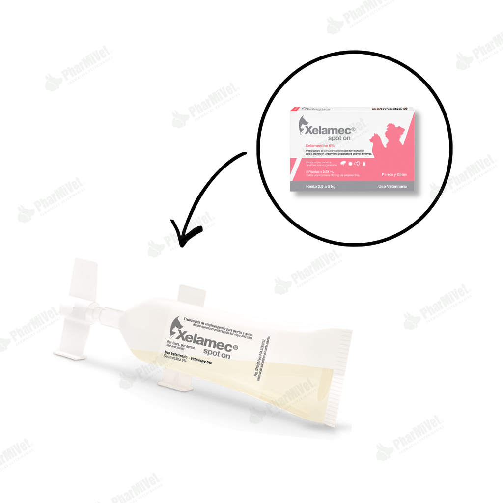 PIPETA XELAMEC SPOT X 0.50ML DE 2.5 KG A 5 KG. X UND