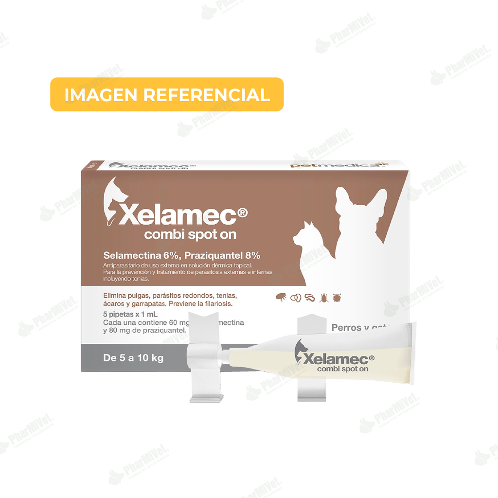 PIPETA XELAMEC SPOT X 1 ML DE 5 A 10 KG. X UND
