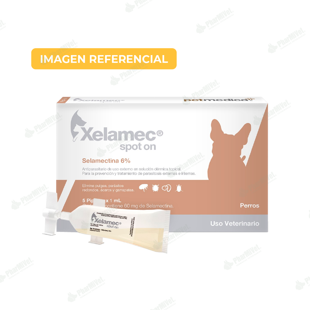 PIPETA XELAMEC SPOT X 1 ML DE 5 A 10 KG. X UND