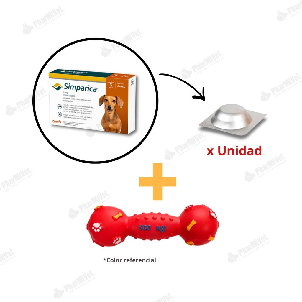 SIMPARICA 20 MG DE 5 - 10 KG X UNIDAD