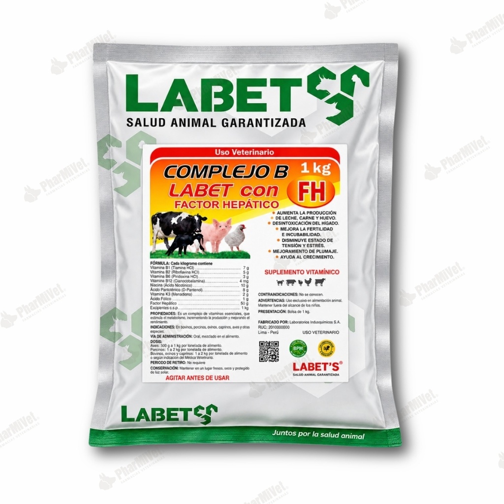 COMPLEJO B LABET CON FH X1 KG