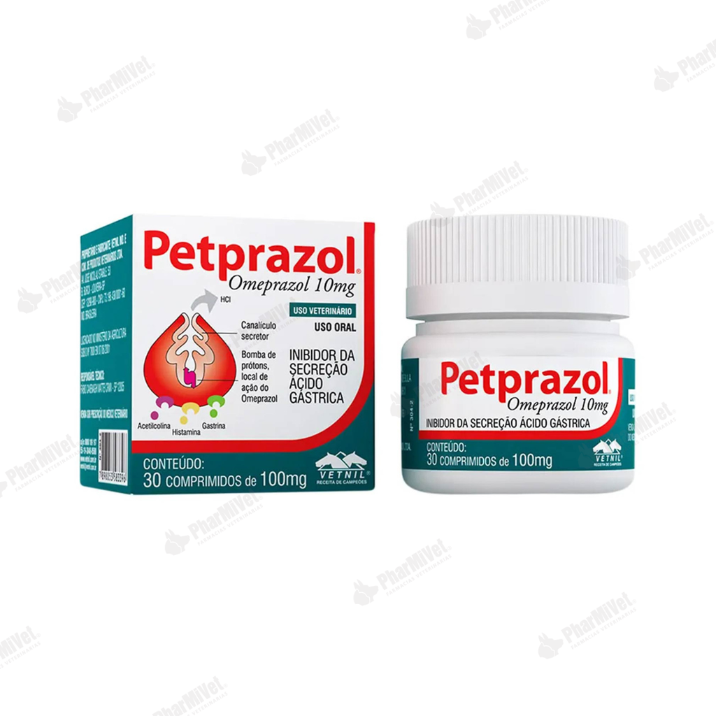 PETPRAZOL 10 MG X UND