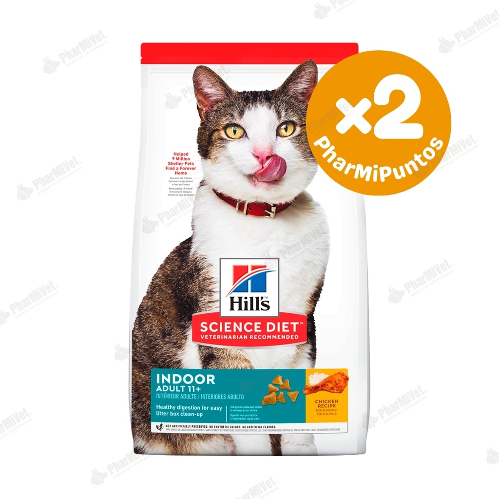 HILL'S SD FELINE INDOOR ADULT 11+ CHICKEN X 1.6 KG