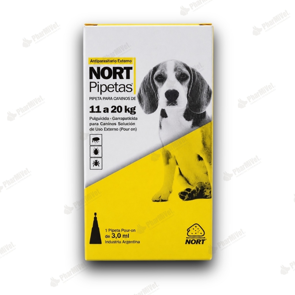 NORT PIPETA CANINO (3ML) 11 A 20 KG