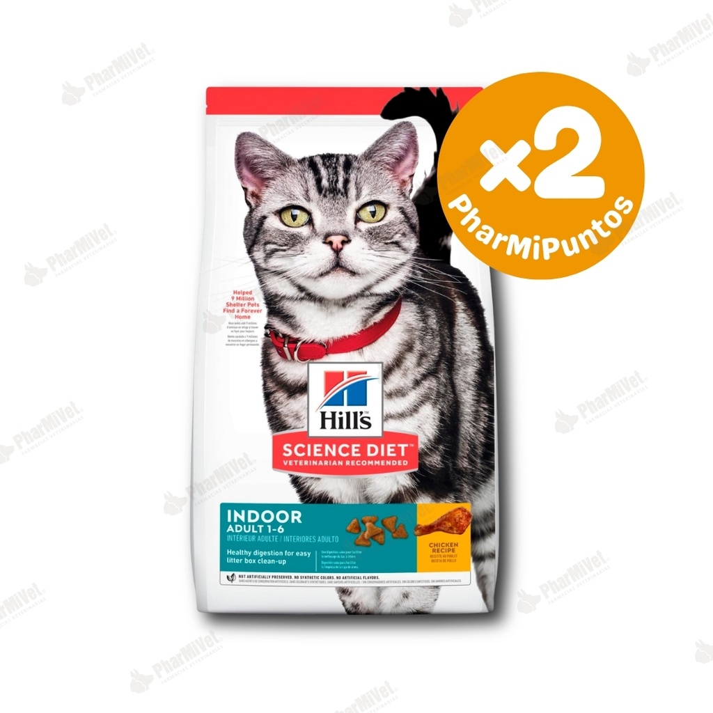 HILL'S SD FELINE INDOOR ADULT 1-6 CHICKEN X 1.58 KG