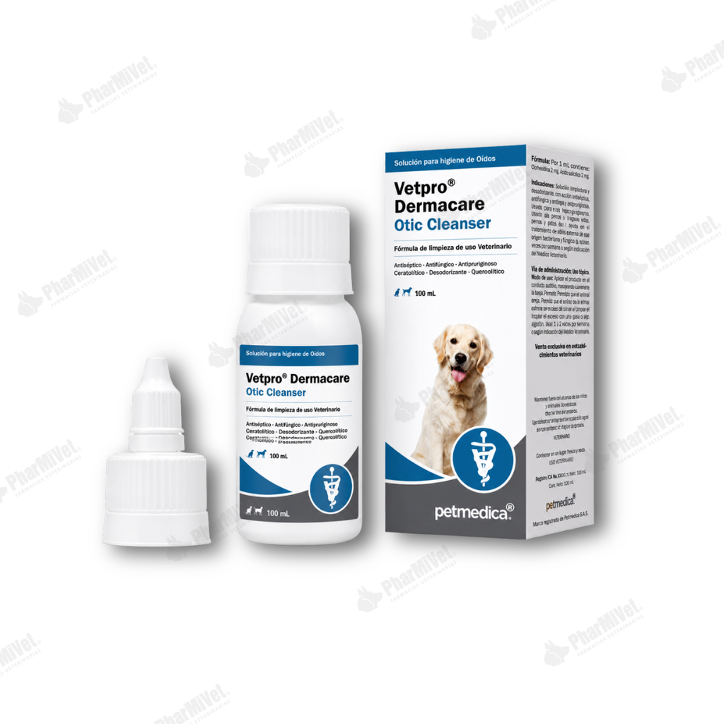 VETPRO DERMACARE OTIC CLEANSER X50 ML