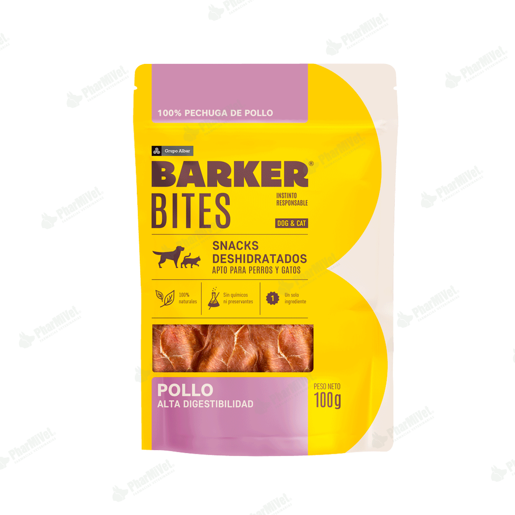 BARKER BITES POLLO X 100 GR
