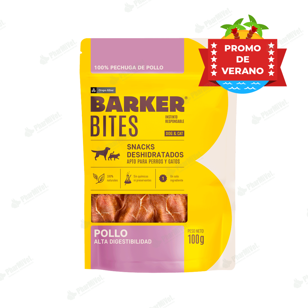 BARKER BITES POLLO X 100 GR