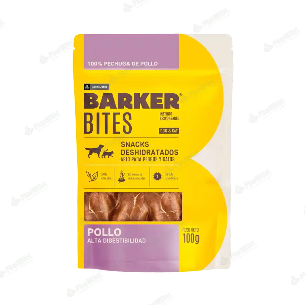 BARKER BITES POLLO X 100 GR