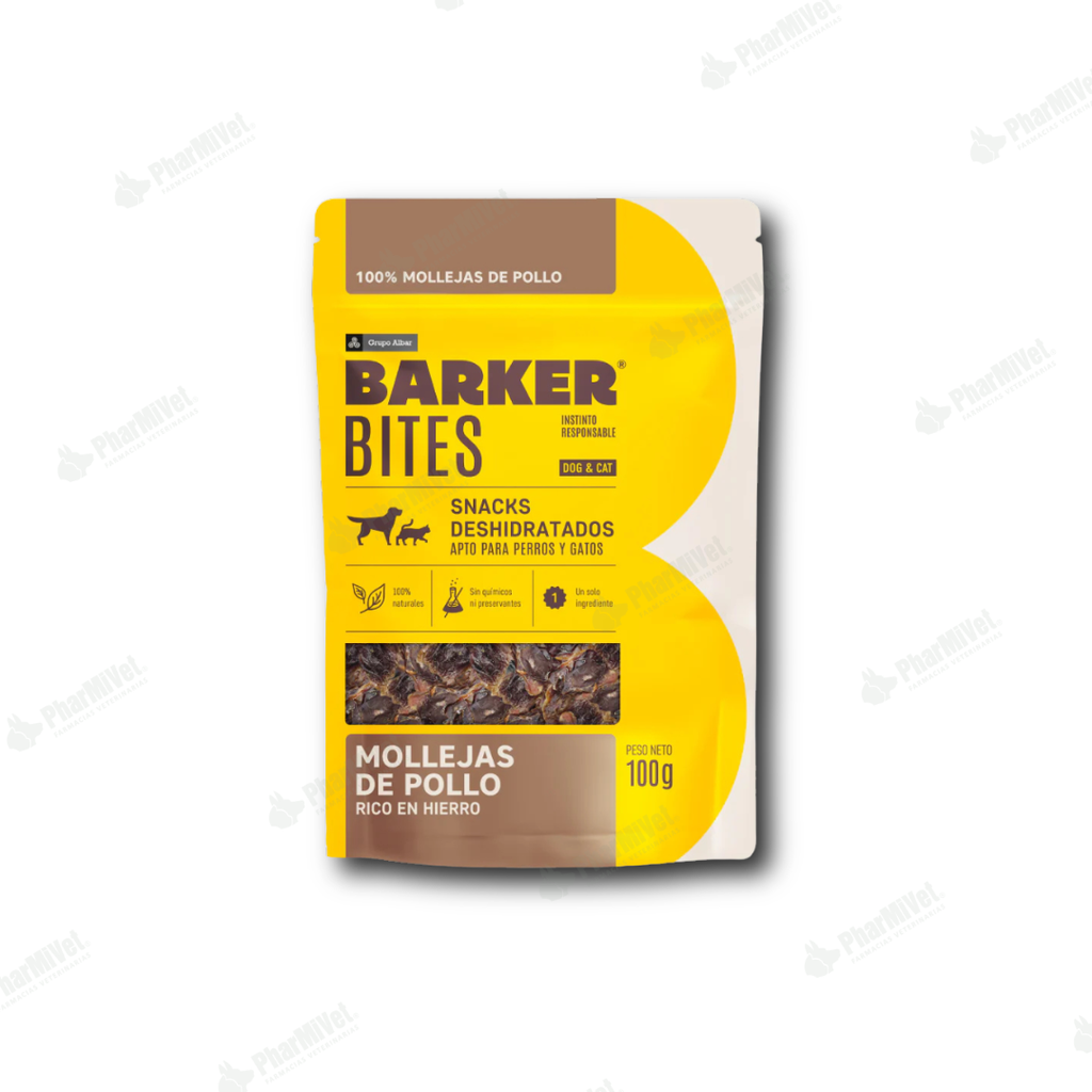 BARKER BITES MOLLEJAS DE POLLO X 100 GR