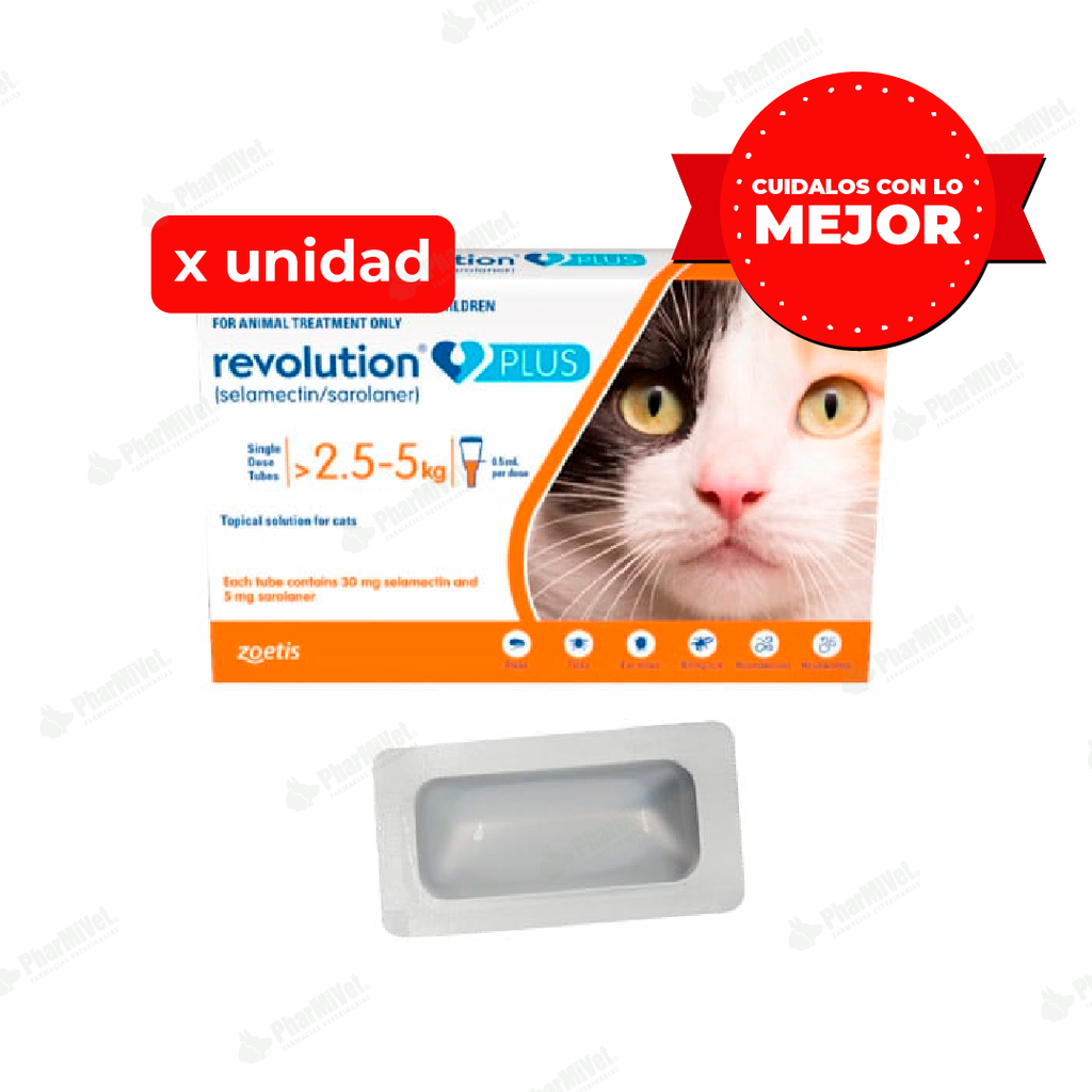 PIPETA REVOLUTION PLUS X 0.5 ML 2.5 - 5 KG X UND