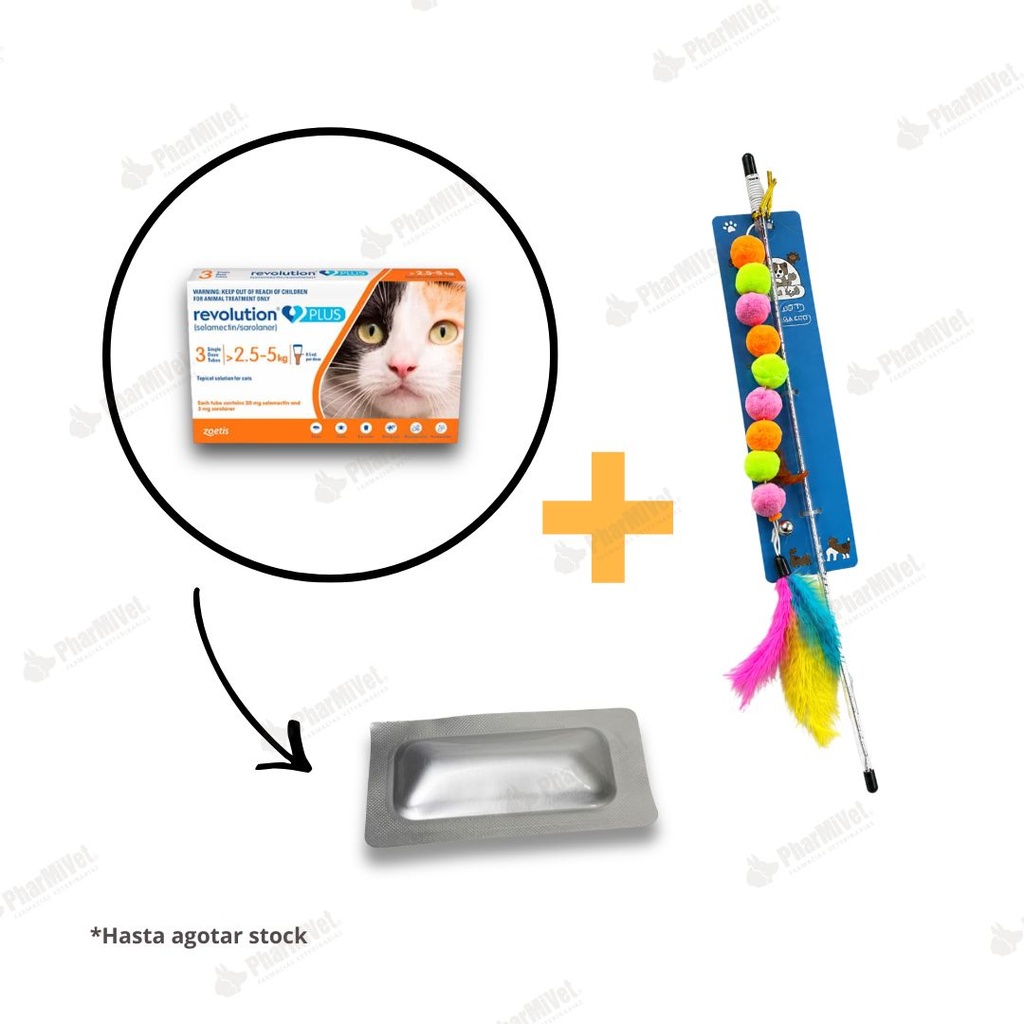 PIPETA REVOLUTION PLUS X 0.5 ML 2.5 - 5 KG X UND