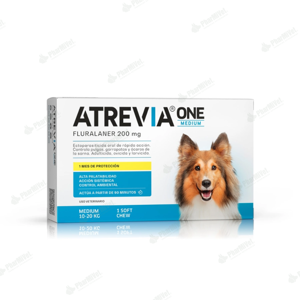 ATREVIA ONE MEDIUM DE 10 - 20 KG X 1 TAB