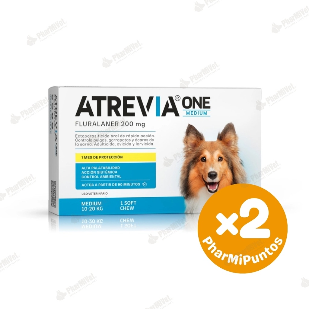 ATREVIA ONE MEDIUM DE 10 - 20 KG X 1 TAB