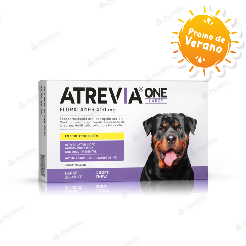ATREVIA ONE LARGE DE 20 - 40 KG X 1 TAB