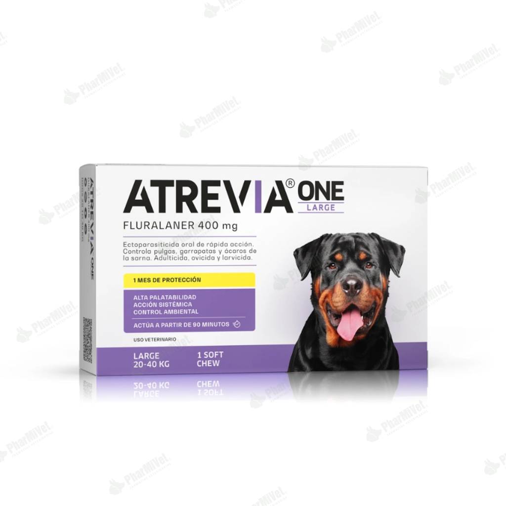 ATREVIA ONE LARGE DE 20 - 40 KG X 1 TAB