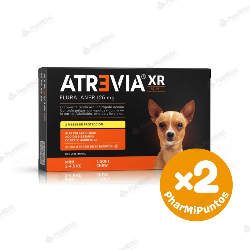 ATREVIA XR MINI DE 2 - 4.5 KG X 1 TAB