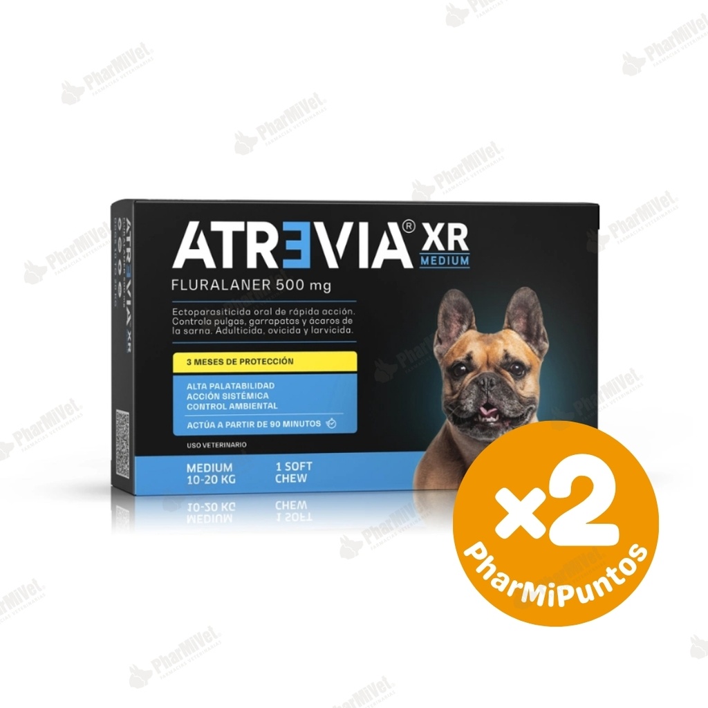 ATREVIA XR MEDIUM DE 10 - 20 KG X 1 TAB