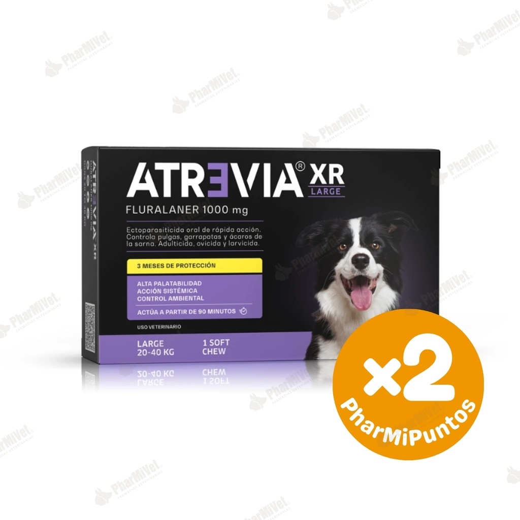 ATREVIA XR LARGE DE 20 - 40 KG X 1 TAB