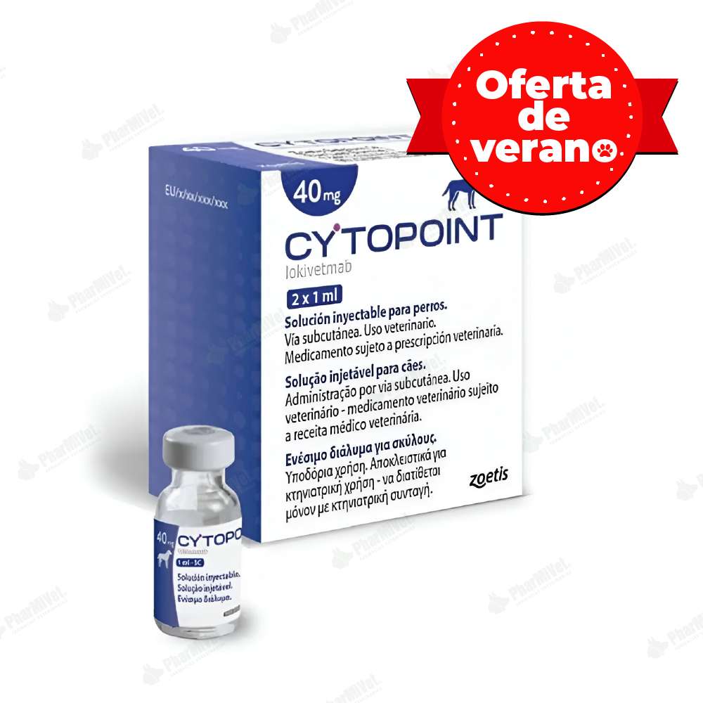 CYTOPOINT 40 MG  2 VIALES X 1 ML