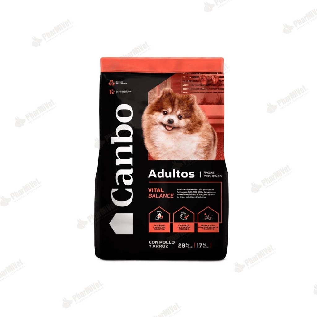 CANBO BALANCE POLLO ARROZ ADULTO RZ PEQUEÑA X 3 KG