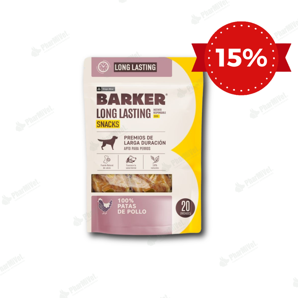 BARKER LONG LASTING PATAS DE POLLO X 20 UND