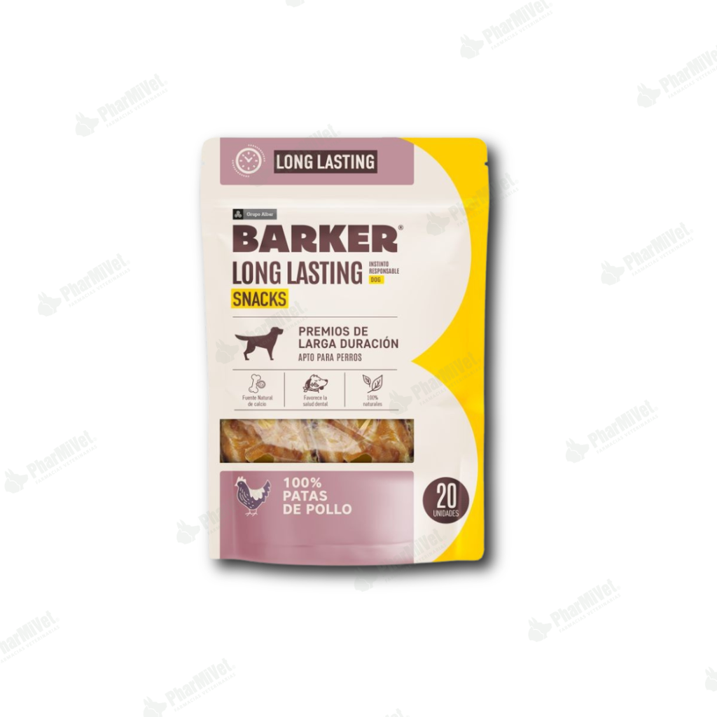BARKER LONG LASTING PATAS DE POLLO X 20 UND