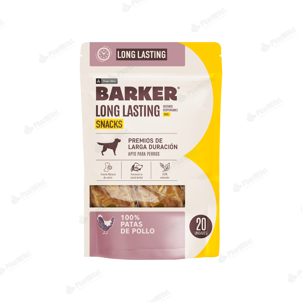 BARKER LONG LASTING PATAS DE POLLO X 20 UND