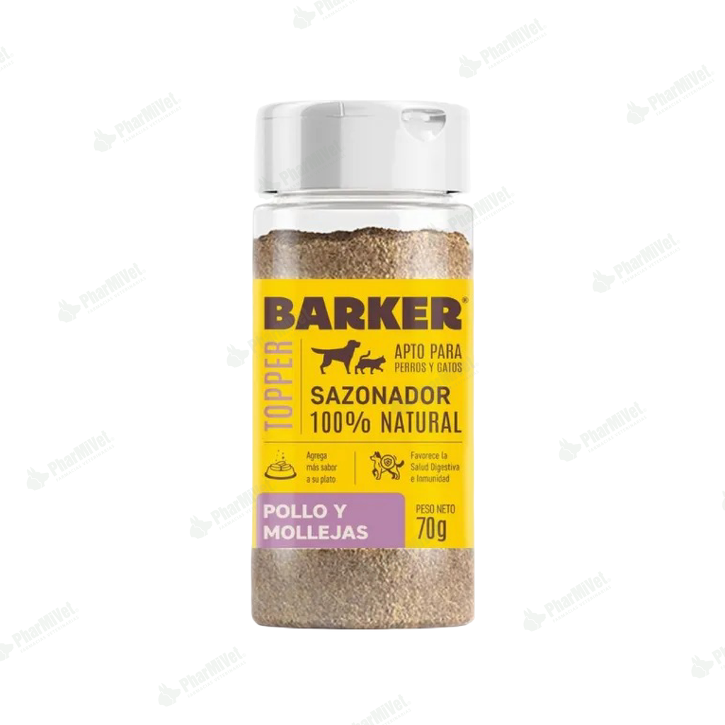 SAZONADOR BARKER POLLO Y MOLLEJAS X 70 GR