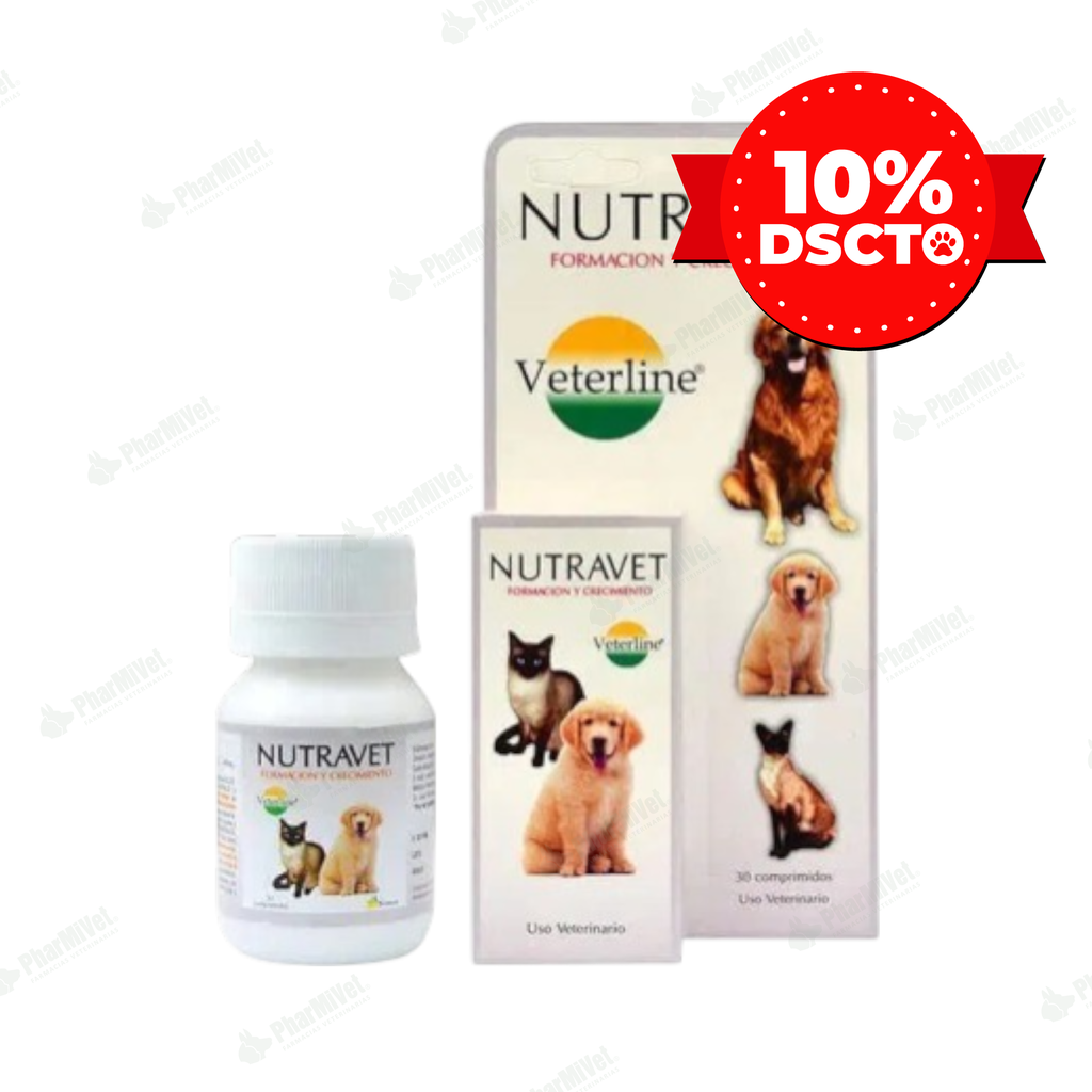PROMO:NUTRAVET FORMACION Y CRECIMIENTO X 30 TAB