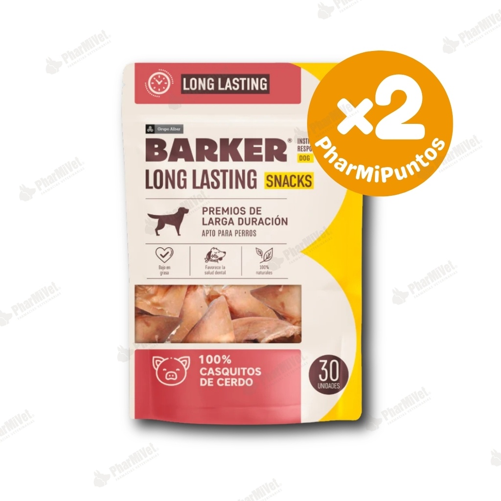 BARKER LONG LASTING CASQUITOS DE CERDO